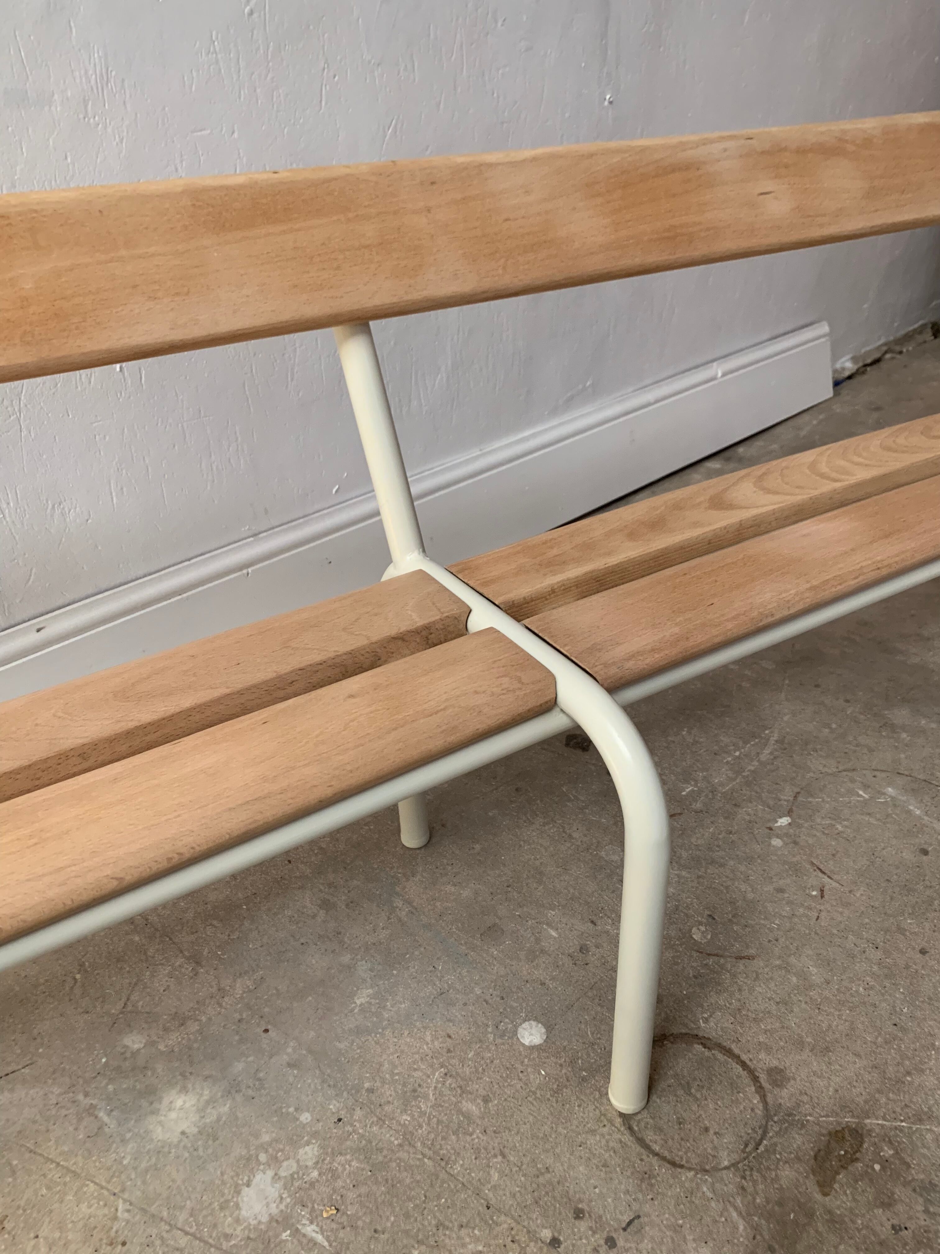 Vintage school bench