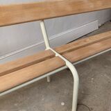 Vintage school bench