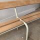 Vintage school bench