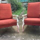 Pair of antique armchairs