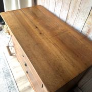 Rustic solid wood chest of drawers