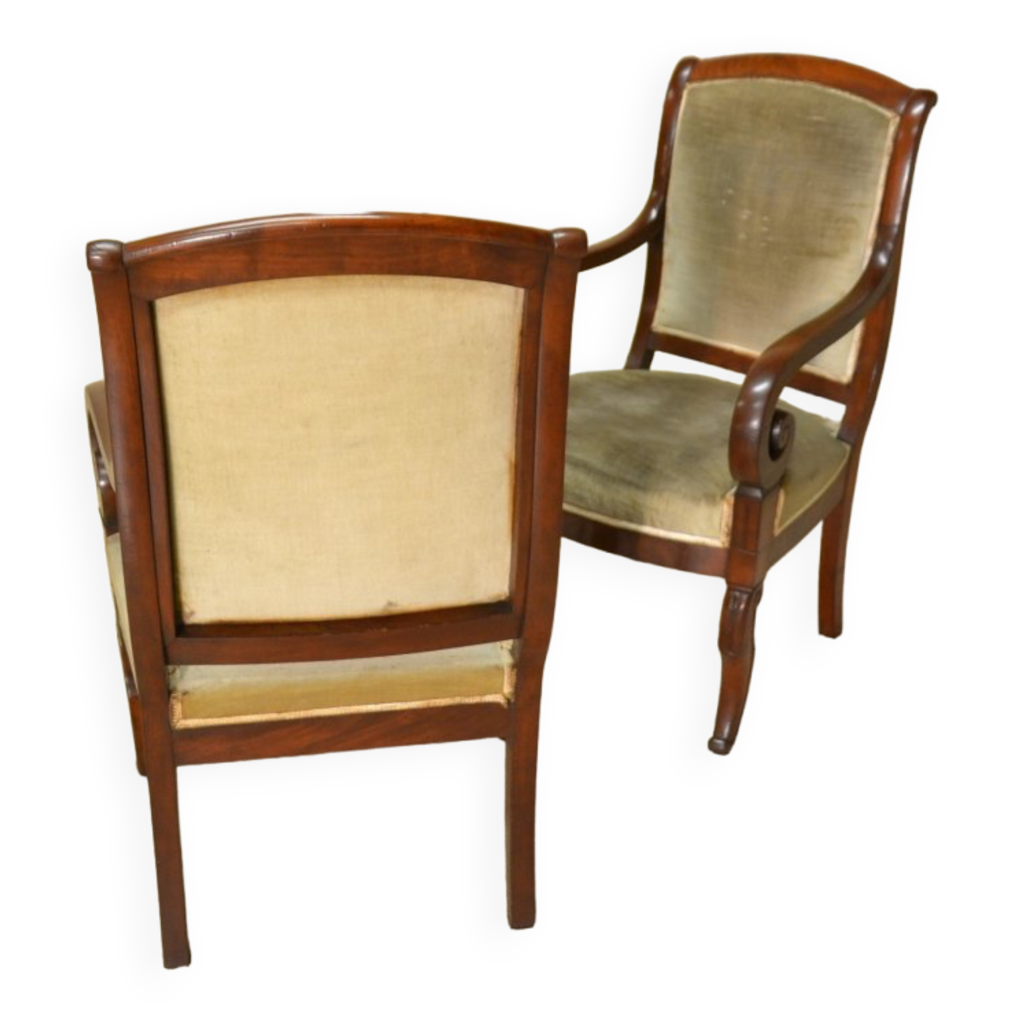 Pair of armchairs