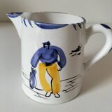 Breton milk jug - original signed painting