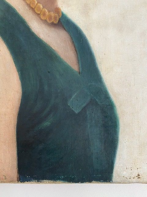 Portrait of a woman, signed Debiesse dated 1928