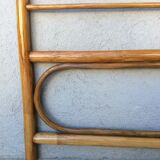Vintage rattan bamboo headboard