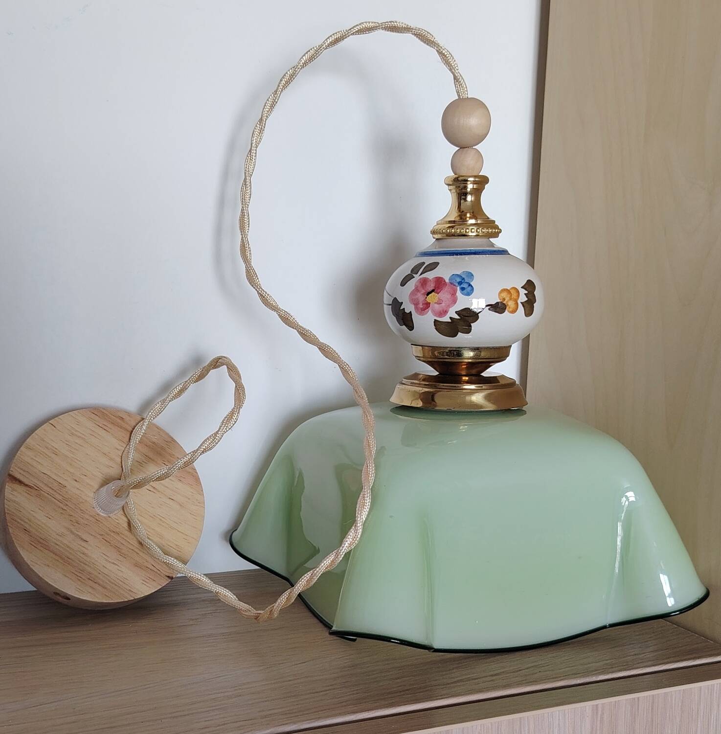 Suspension opaline verte