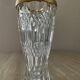 Vintage vase in chiseled Bohemian crystal from the 70s