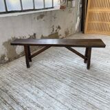 Solid oak bench