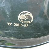 metal tray Russian art flower decor