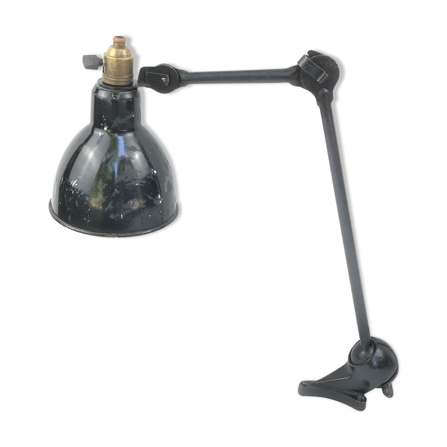 Gras ravel old lamp model 222 stamped ravel clamart