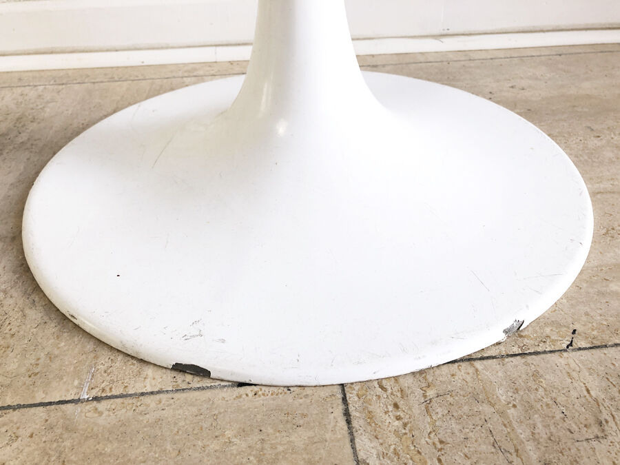 Vintage gray tulip stool 1970s