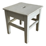 Old workshop stool, running board