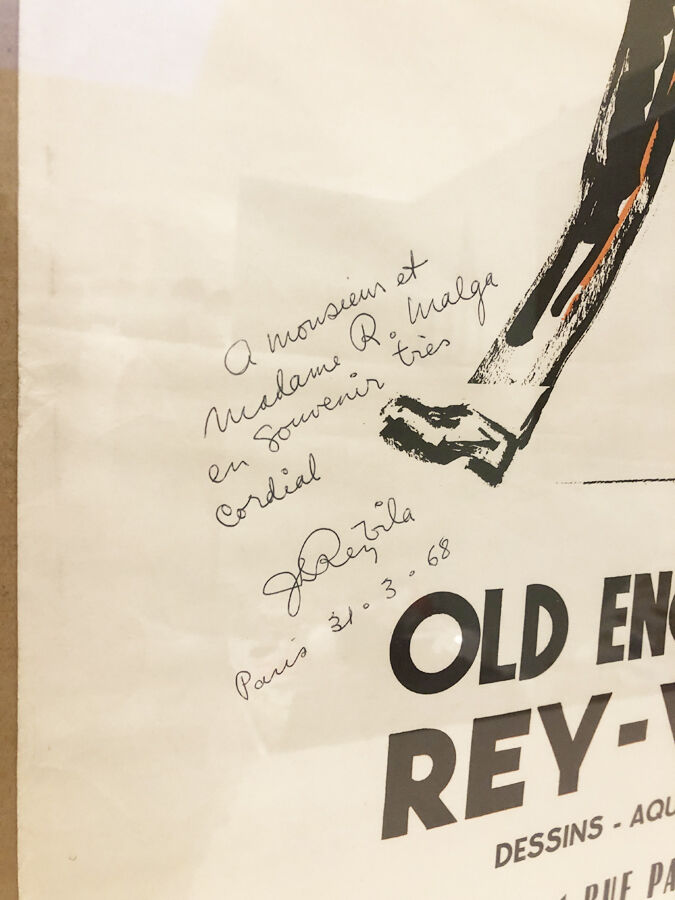Dedicated poster Rey Vila, 1968