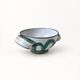 Ceramic bowl by R. Picault with wave decoration from the 1960s.