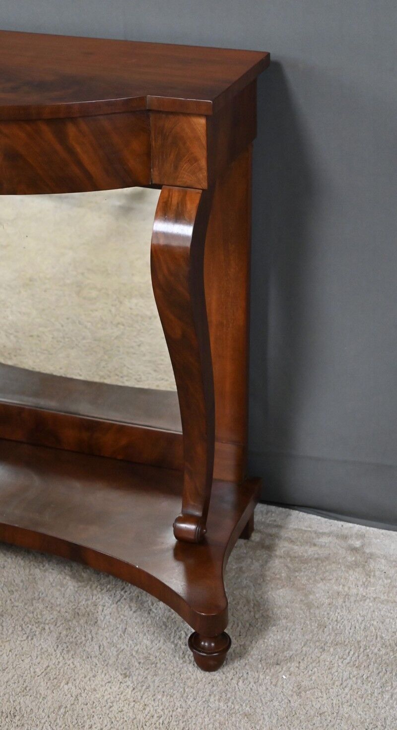 Mahogany console, Restoration period – first part of the 19th century