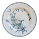 Antique flat plate, ironstone Lunéville K&G, Marguerite model.