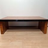 Art Deco Sofa Table in Amboyna Roots Veneer, France, 1930s