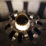 Jocelyne lamp bartered in steel. Seventies
