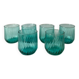 Small turquoise glasses