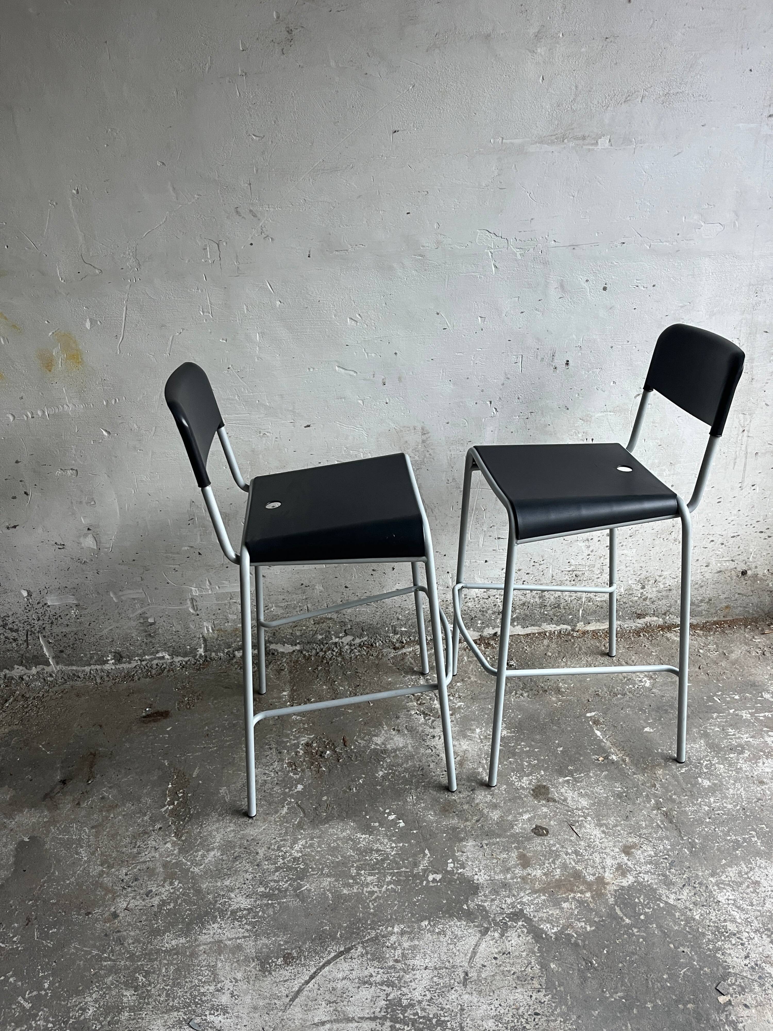 Calligaris "Sorbetto" bar stools – set of 2, Italy