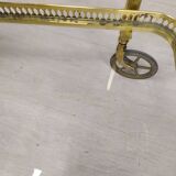 Vintage brass bar trolley service