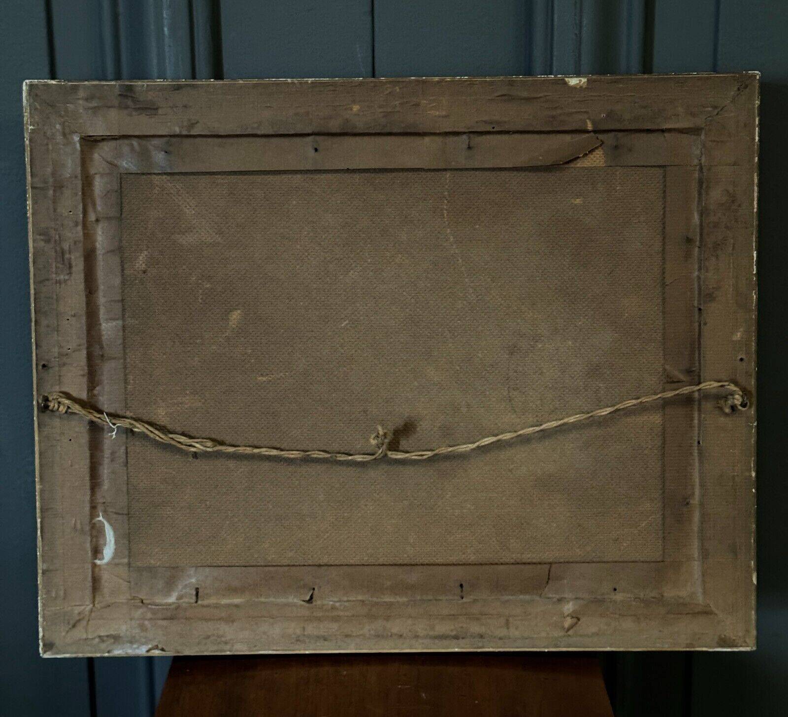 Oil on panel signed still life bouquet of roses 1936