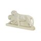 Art Deco Panther Sculpture Raku Crackle Earthenware Faïence Rare