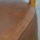 Vintage design armchair / cocktail chair made of sheepskin leather