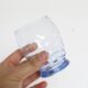 Blue water glasses x5, art deco, delicate, antique, ancient