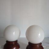 Pair of vintage bedside lamps