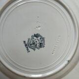 Series of 6 old flat plates “Terre de Fer”