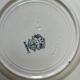 Series of 6 old flat plates “Terre de Fer”