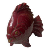Earthenware fish, Art Deco by Géo Condé