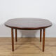Mid-Century Round Extendable Dining Table, United Kingdom, 1960s.