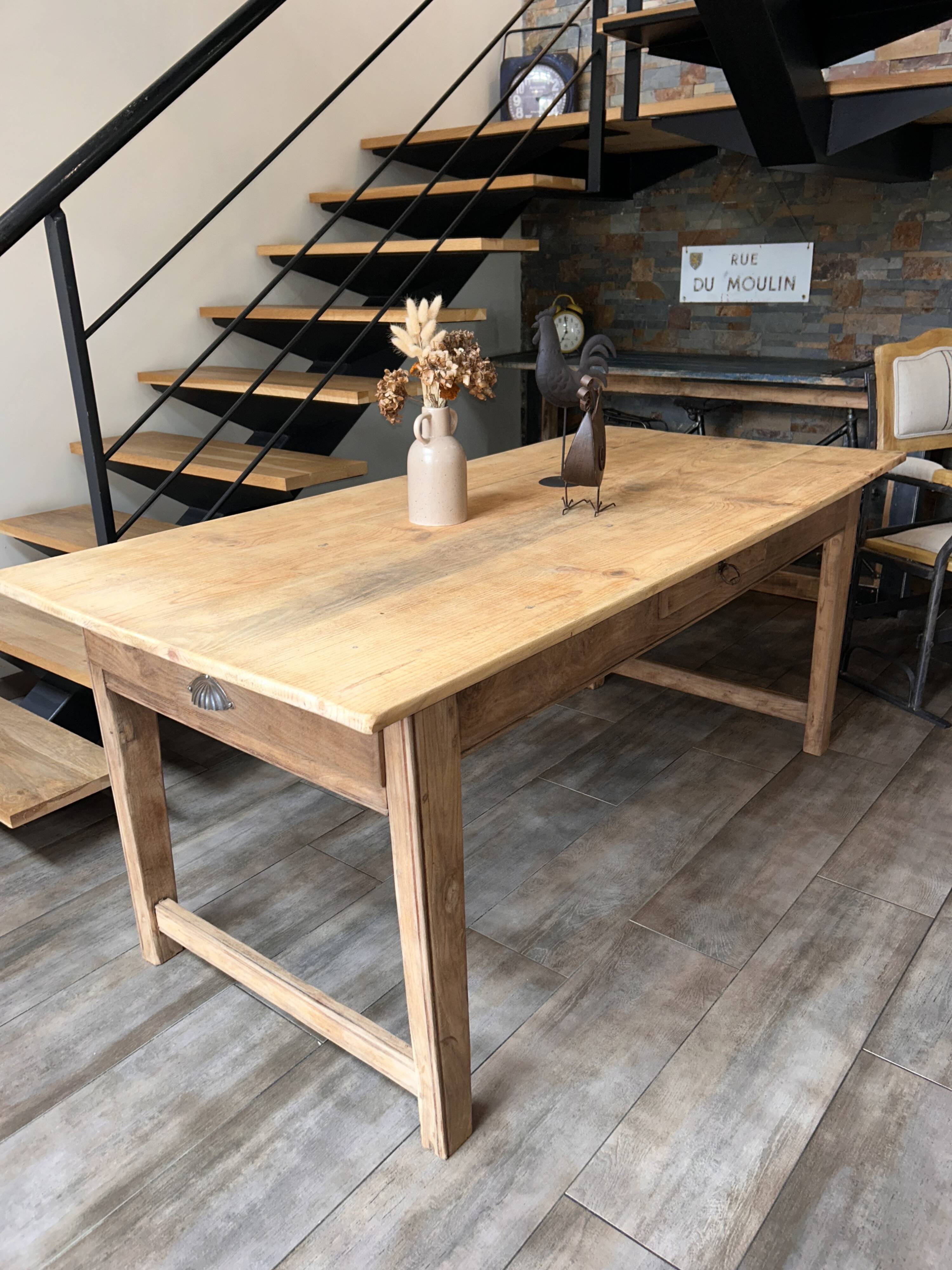 Renovated farmhouse table