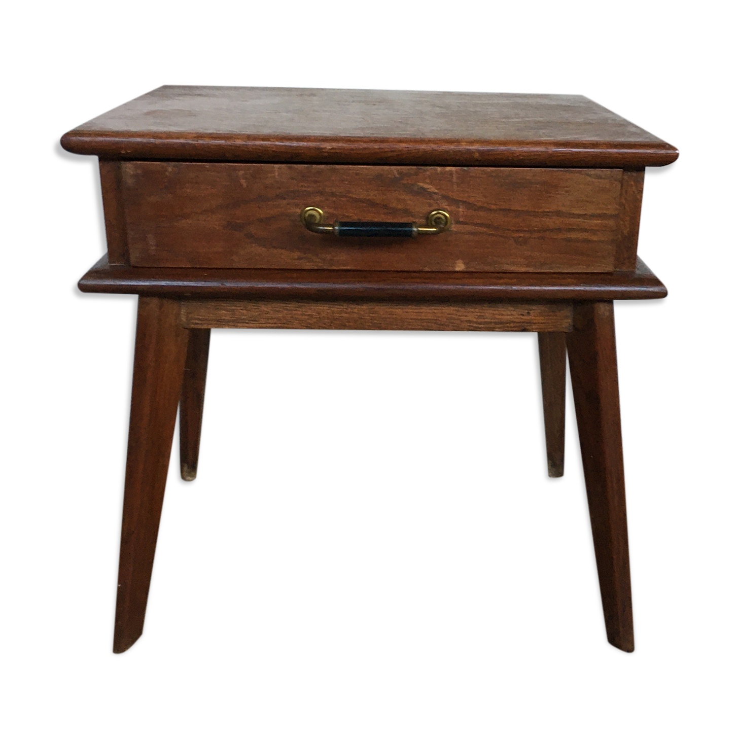 Bedside bedside bedside end of vintage sofa old 1950 - oak - retro bedside