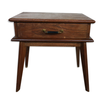 Bedside bedside bedside end of vintage sofa old 1950 - oak - retro bedside