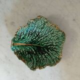 Cabbage leaf in Sarreguemines slip