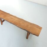 Massive oak bench published by Aranjou 1970