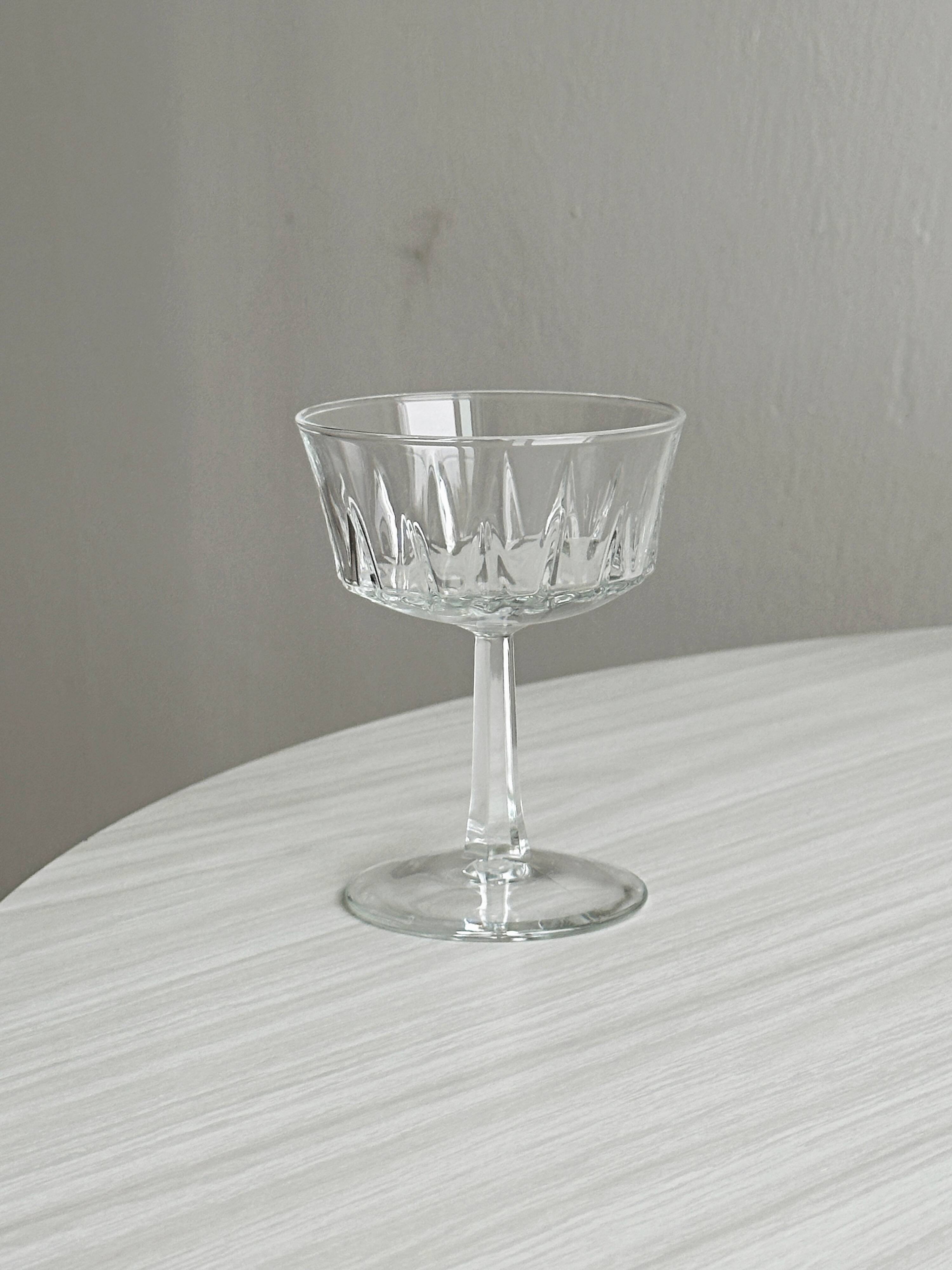 set of 5 glass glasses