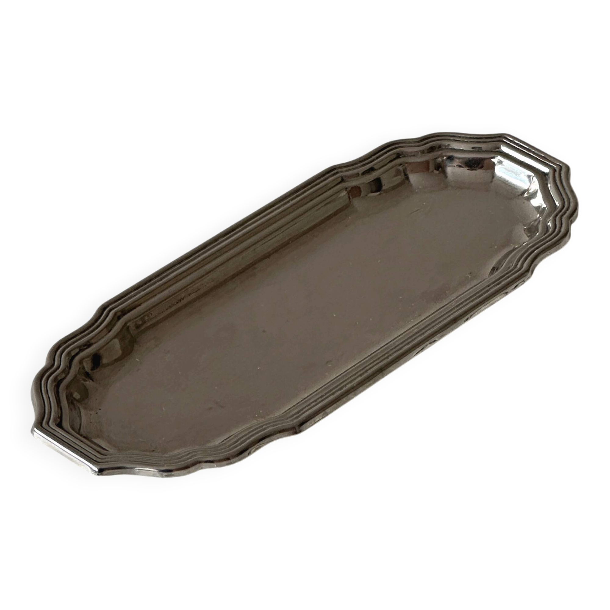 Small antique silver tray