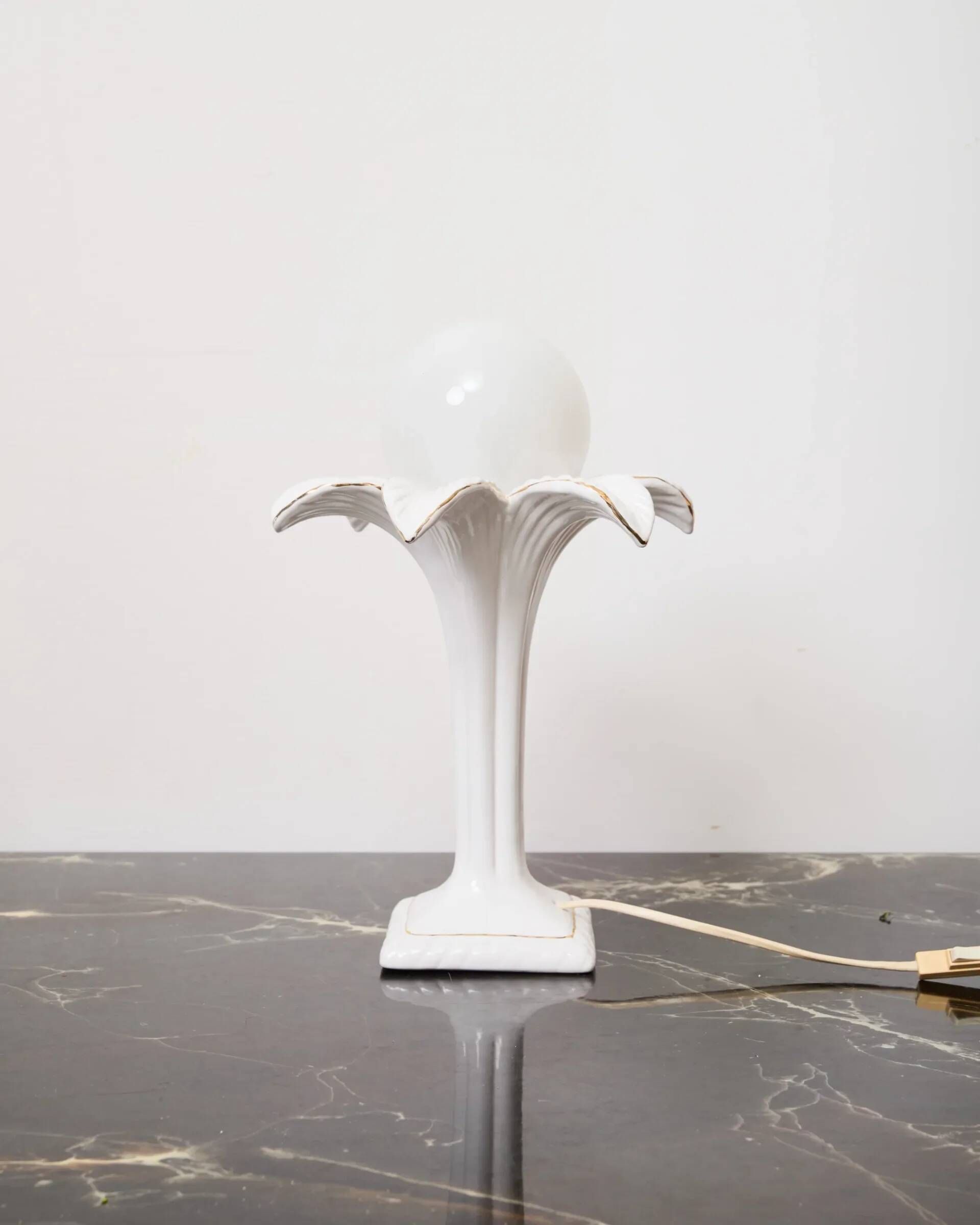 Palm tree-shaped lamp, France, 1980s