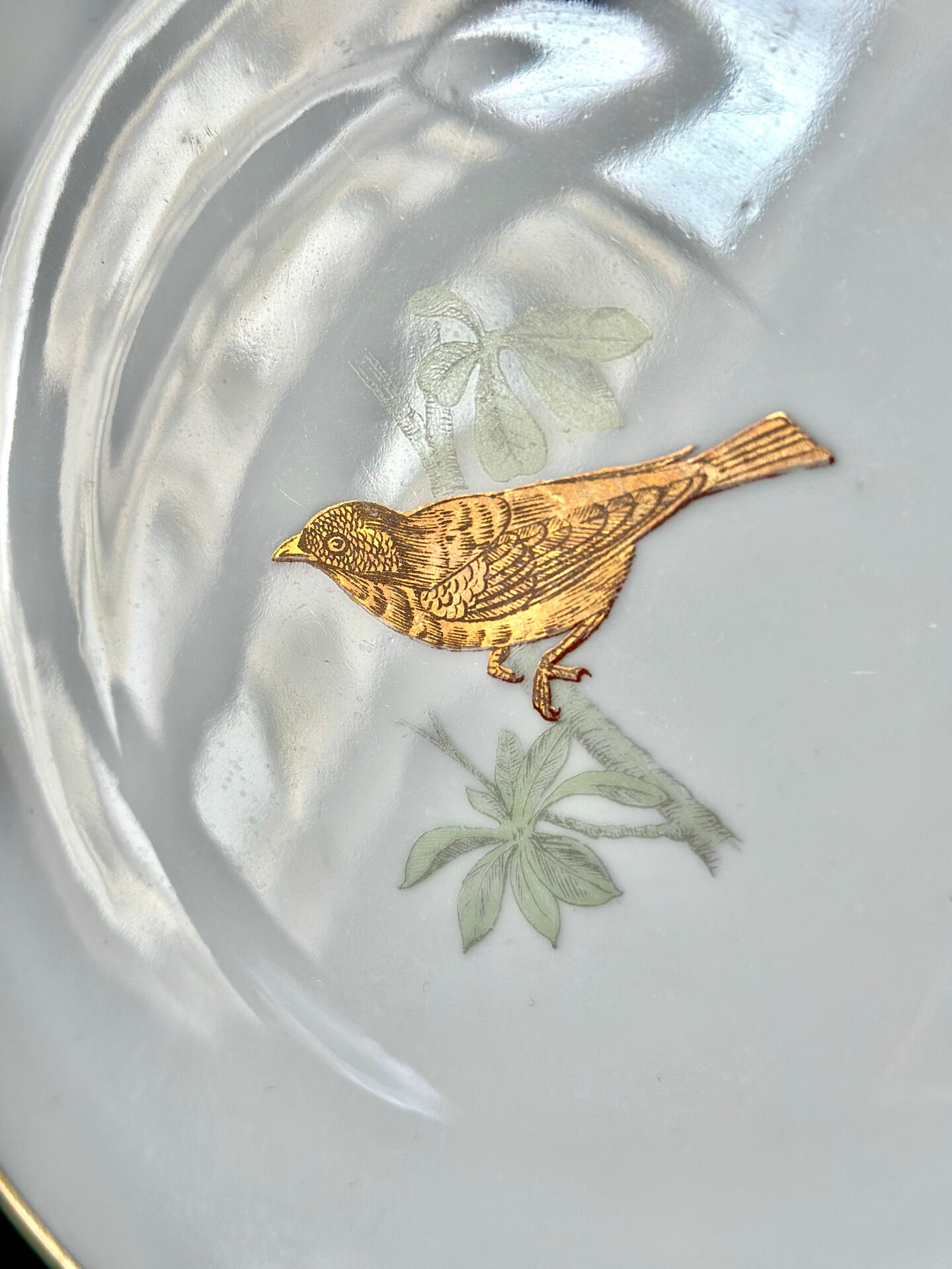 Service Bernardaud Les oiseaux d’or