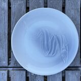 12 Saint Amand fish plates, Ocean model
