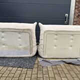 Ligne Roset Togo 3-seater in 2x 2-seater in Beige Corduroy.