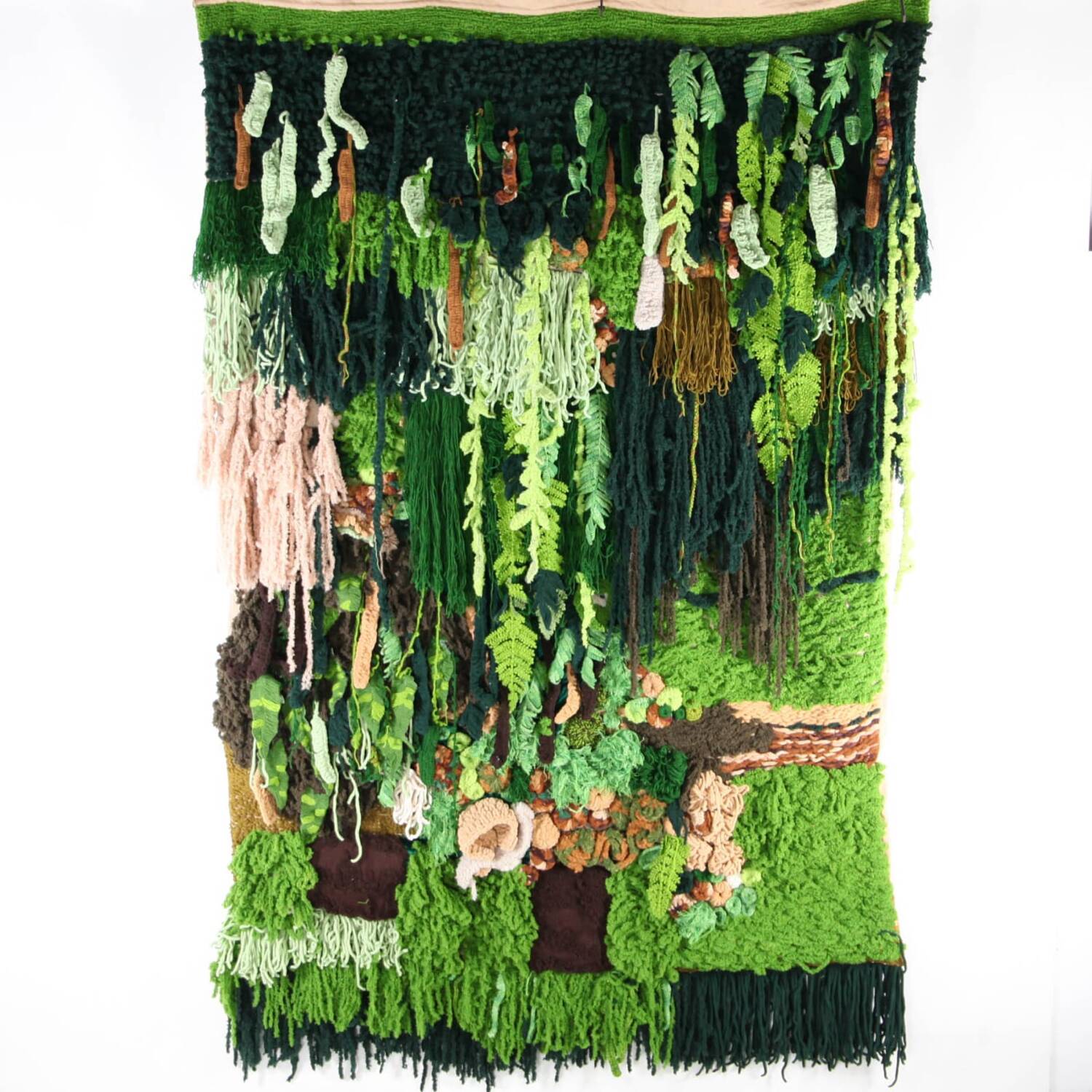 Large tapestry "green wall"