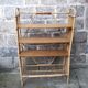 Rattan shelf