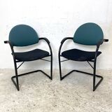 Set of 6 Onda chairs edition VITRA Design Mario Bellini