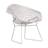 White Diamond armchair by Harry Bertoia for Knoll, since 1952