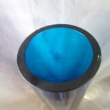 Bohemia Crystal 1960/70 Blue Vase